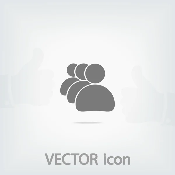 Icono de gente — Vector de stock