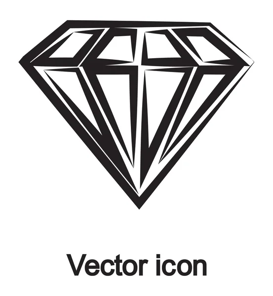 Diamond icon — Stock Vector