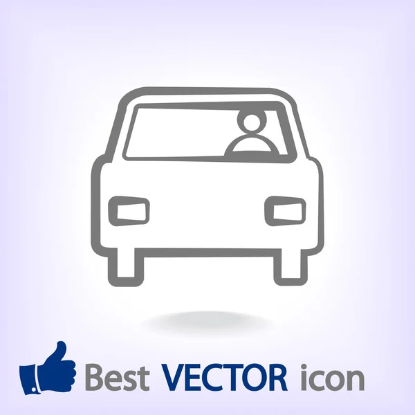 Icono del coche — Vector de stock