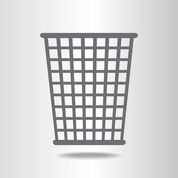 Trash bin icon — Stock Vector