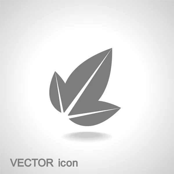 Blad pictogram — Stockvector