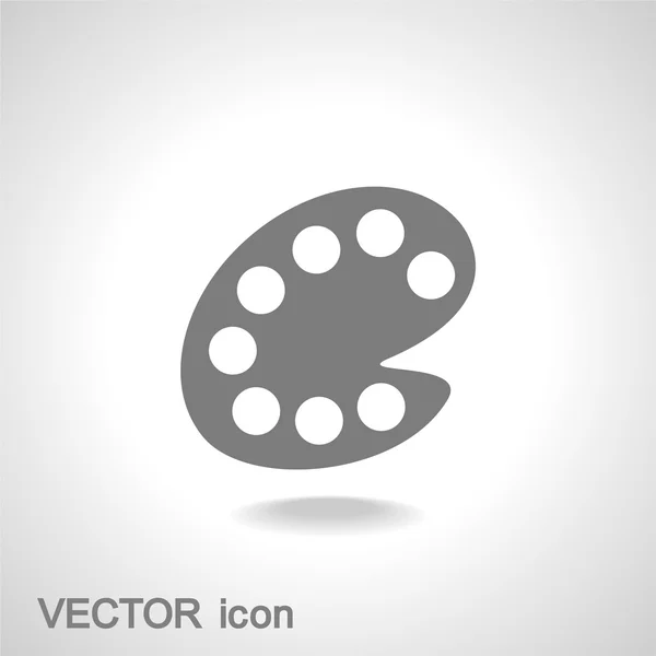 Pictograma paleta de culori — Vector de stoc