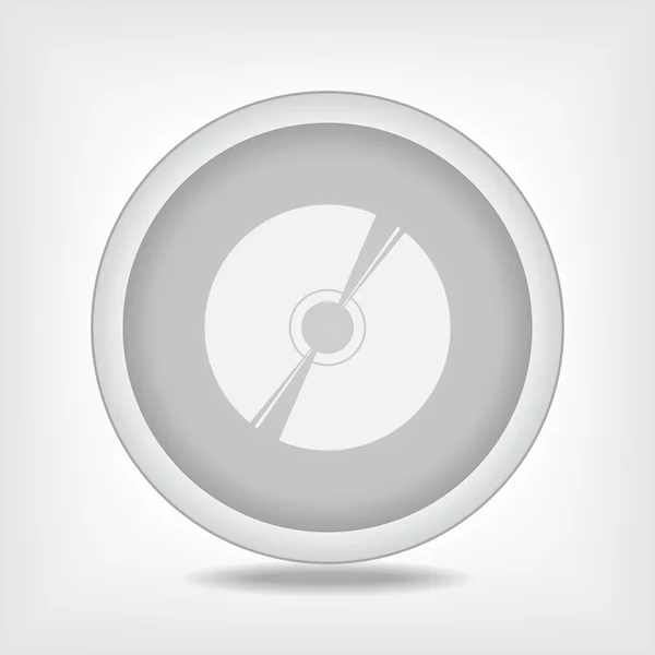 Cd または dvd のアイコンの図 — ストックベクタ