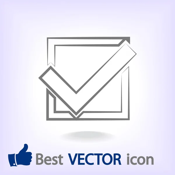 Confirm icons — Stock Vector