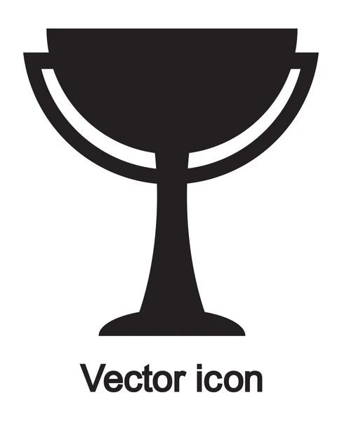 Vencedor, ícone do símbolo do troféu — Vetor de Stock