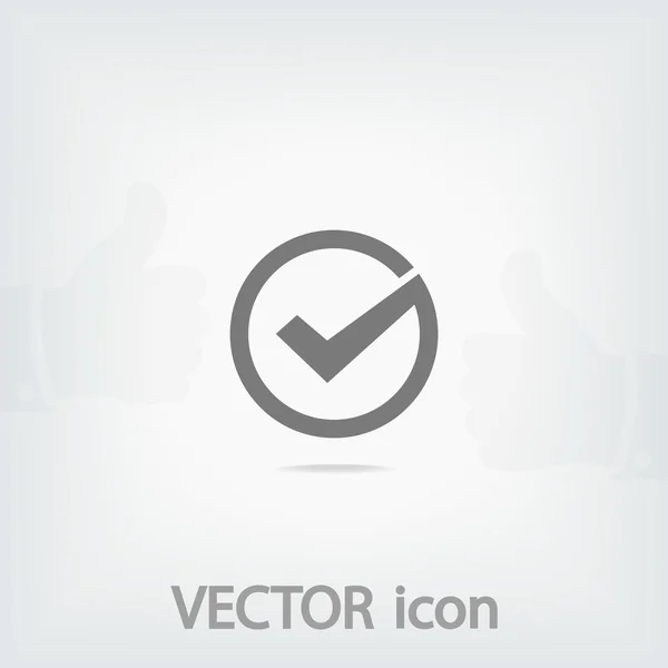 Confirm icons — Stock Vector