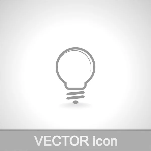 Ikona žárovky — Stockový vektor