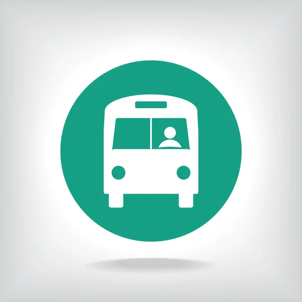 Illustration icône bus — Image vectorielle