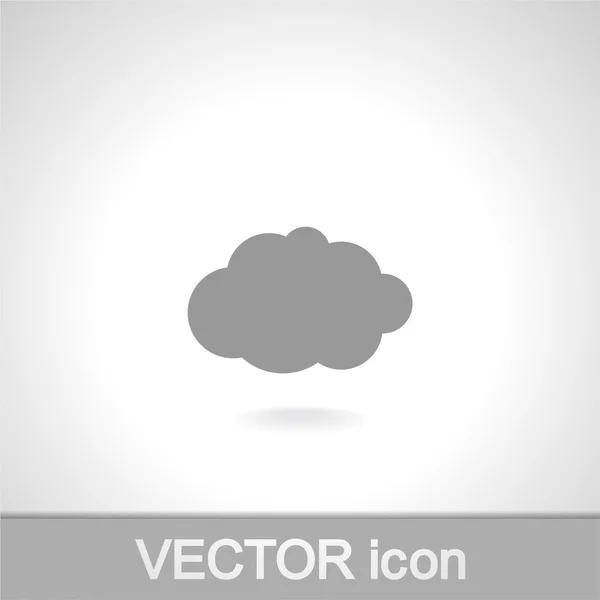 Ícone de nuvem — Vetor de Stock