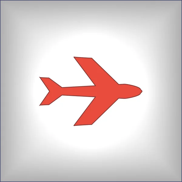 Simbolo aereo — Vettoriale Stock