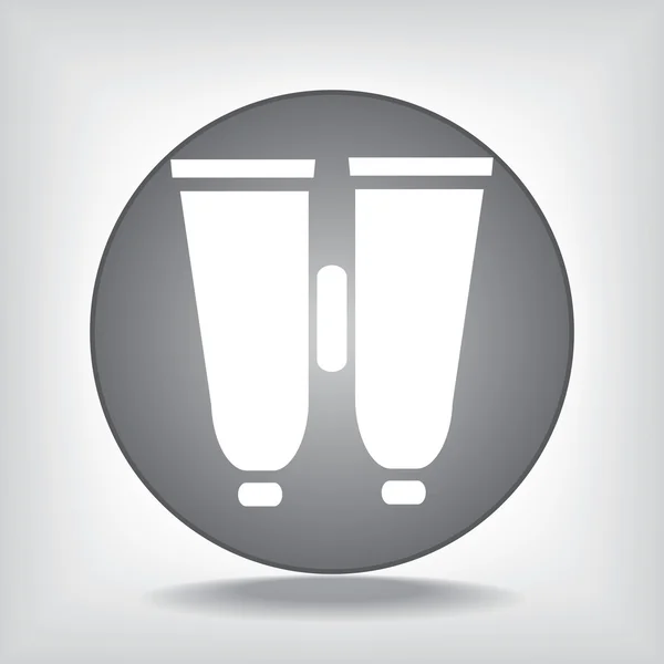Icona binoculare — Vettoriale Stock