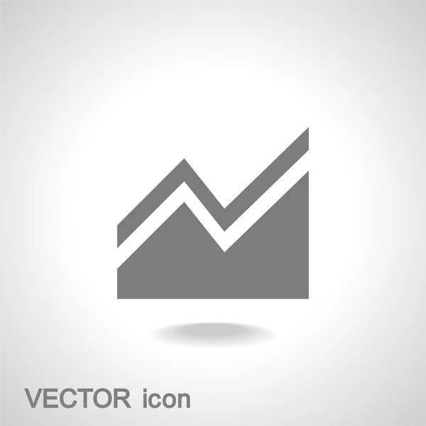 Infografía, icono del gráfico — Vector de stock