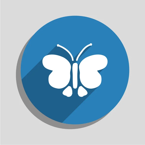 Icona a farfalla — Vettoriale Stock
