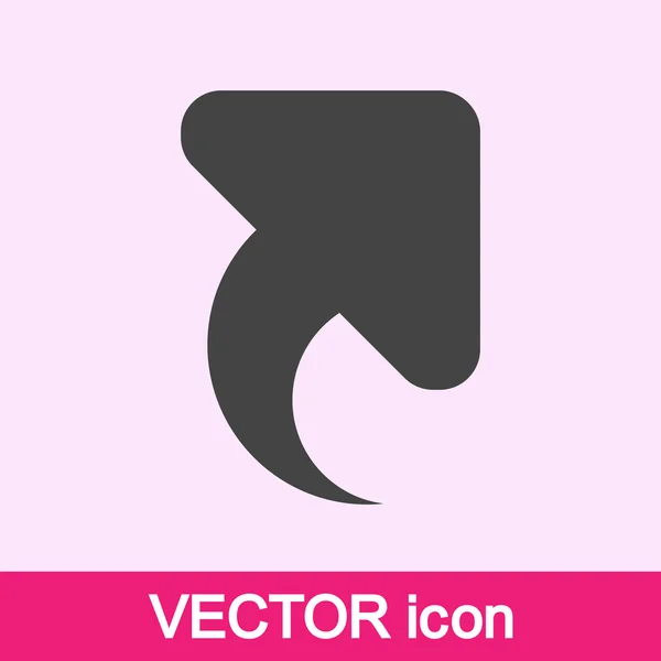 Omhoog pijlpictogram — Stockvector