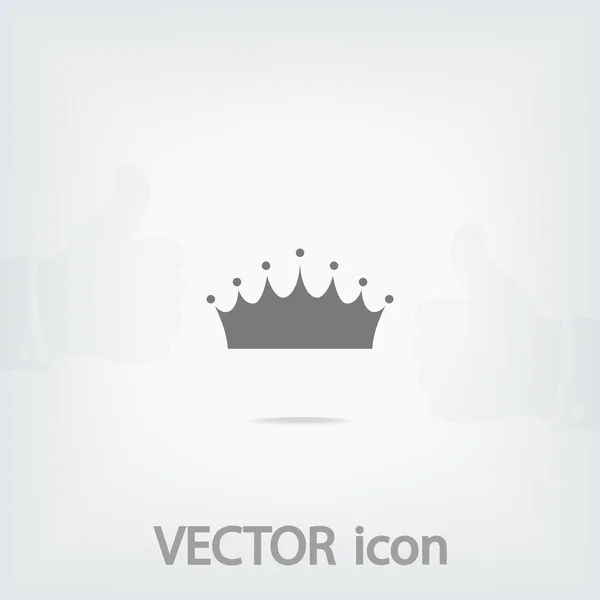 Icono de corona — Vector de stock