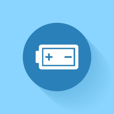 Pil simgesi illüstrasyon