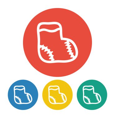 Çocuk çorap simgesi