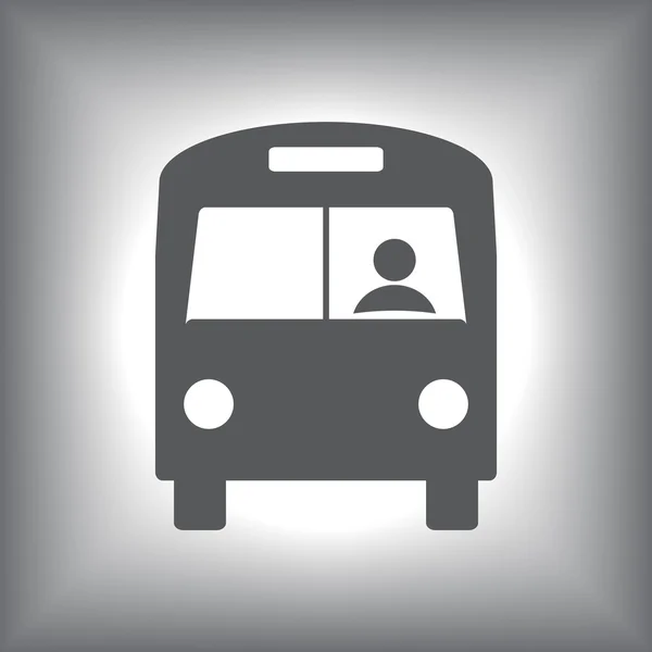 Icono de autobús — Vector de stock