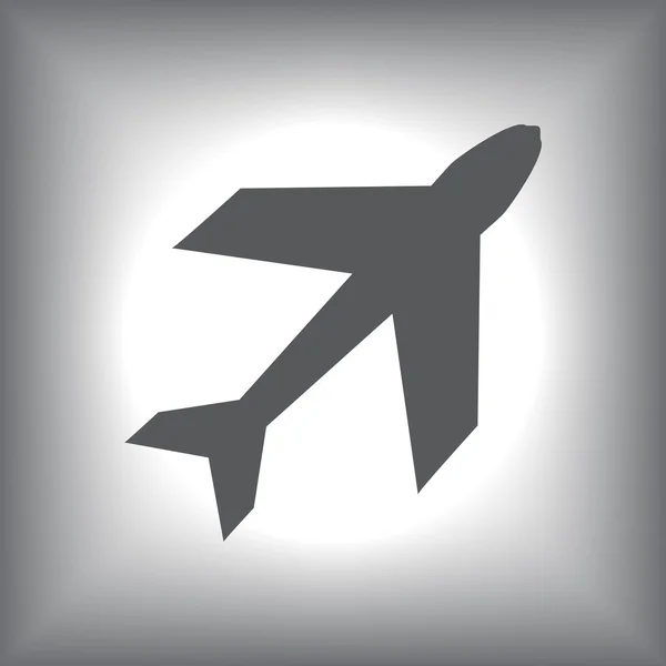 Símbolo do avião — Vetor de Stock