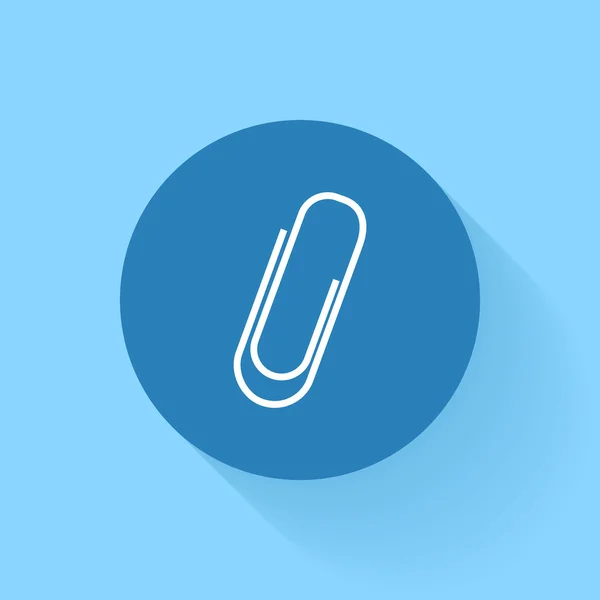 Paper clip icon — Stock Vector