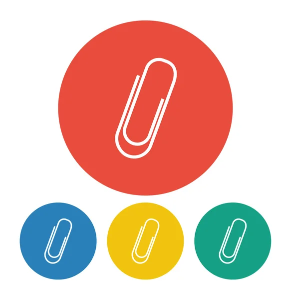 Paperclip pictogram — Stockvector