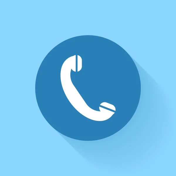 Telefon, flaches Symbol — Stockvektor