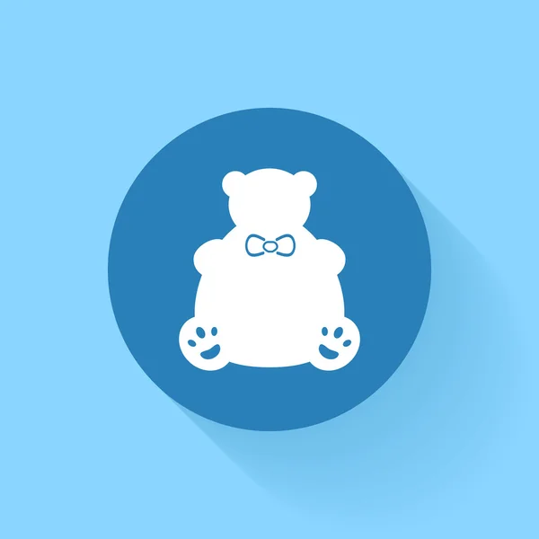 Teddy Urs icon — Vector de stoc