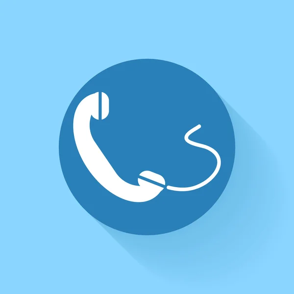 Telefon, flaches Symbol — Stockvektor