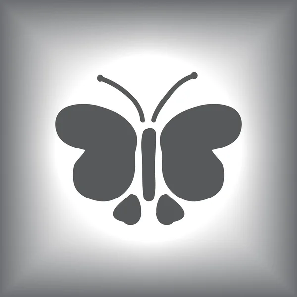 Ícono de la mariposa — Vector de stock