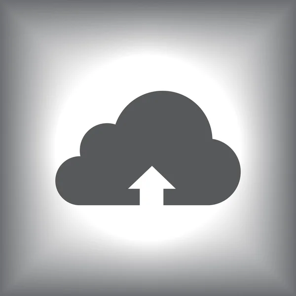 Bulut upload resim simgesi — Stok Vektör