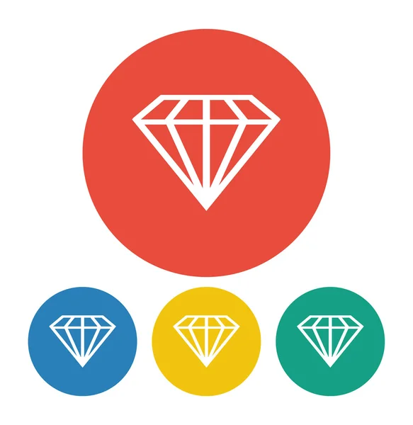 Diamond icon — Stock Vector