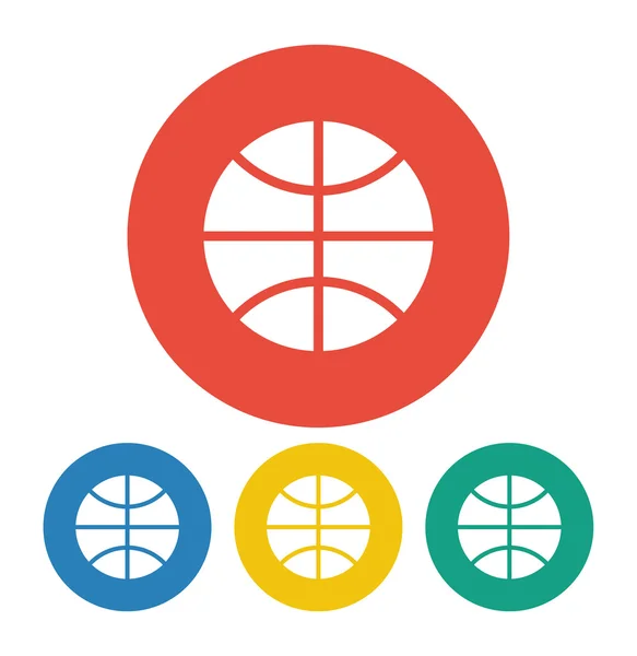 Ikona basketbalu — Stockový vektor