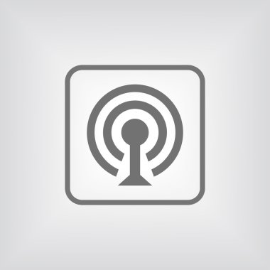 Kablosuz ağ wifi simgesi simgesi