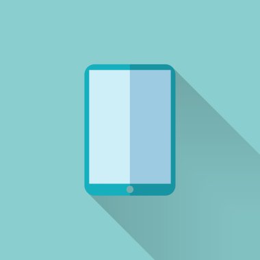 Modern dijital tablet pc simgesi