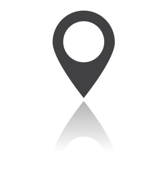 harita işaretçisi düz simgesi