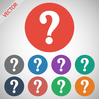 Soru işareti simgesi simgesi