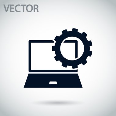 parametreler ayarlanıyor, dizüstü simgesi