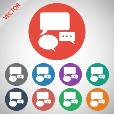 konuşma balonu simgeler