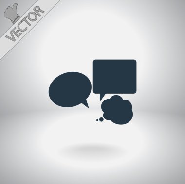 konuşma balonları simgesi