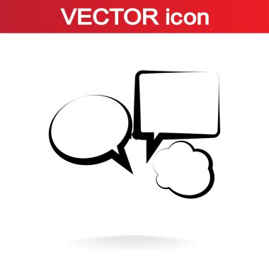 konuşma balonları simgesi