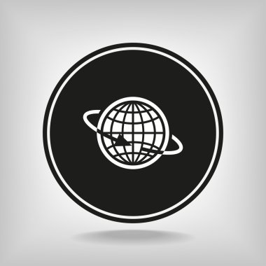 uçak simgesi olan Küre