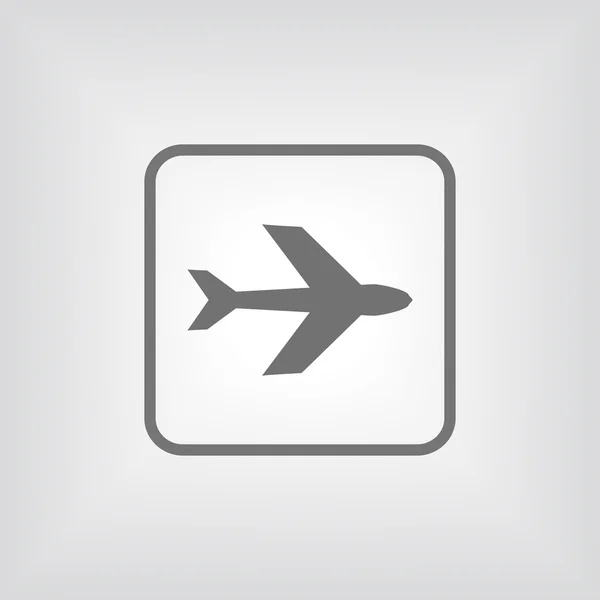 Ícone de símbolos de avião — Vetor de Stock