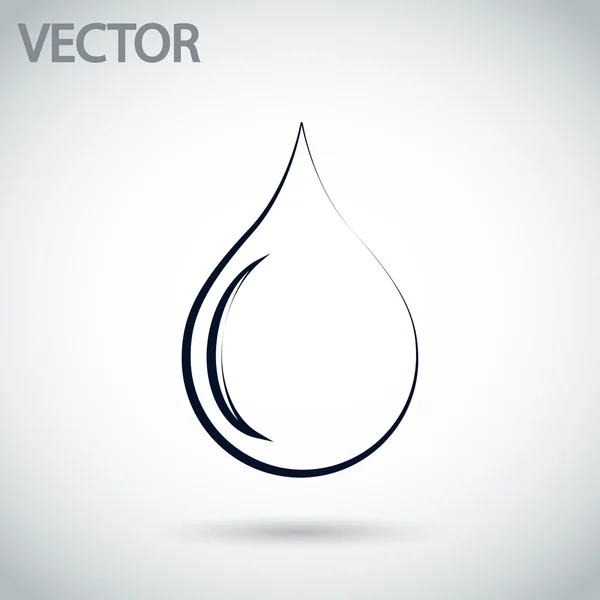 Drop icon — Stock Vector