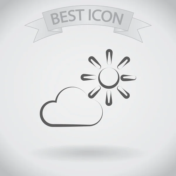 Weather Web icon — Stock Vector