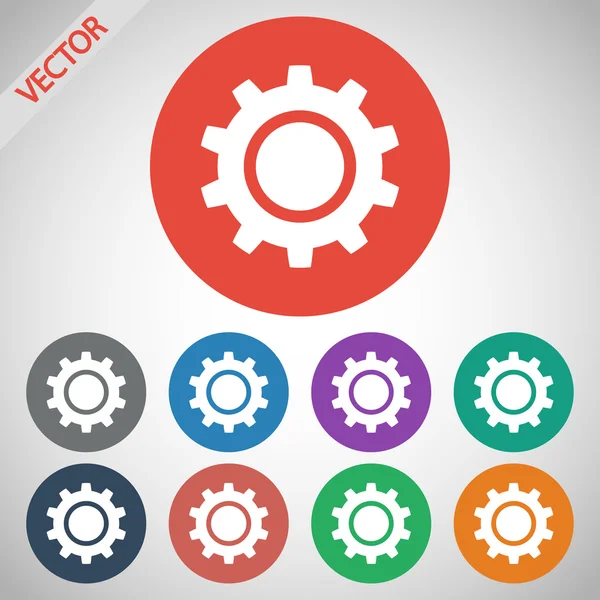 Gears icon — Stock Vector