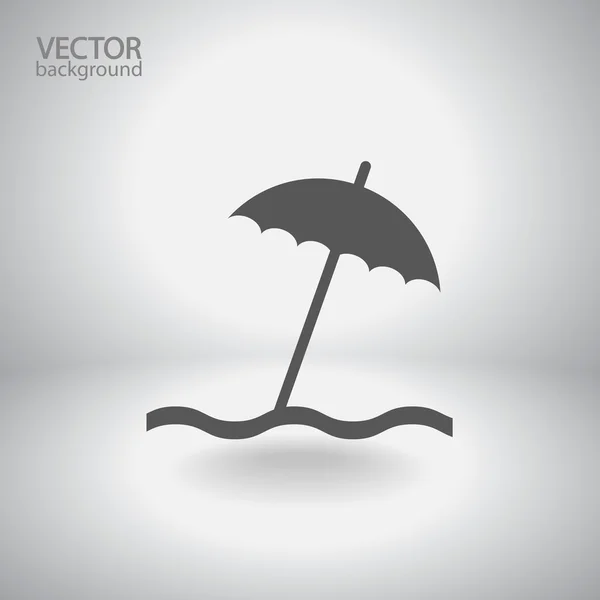 Icône parapluie — Image vectorielle