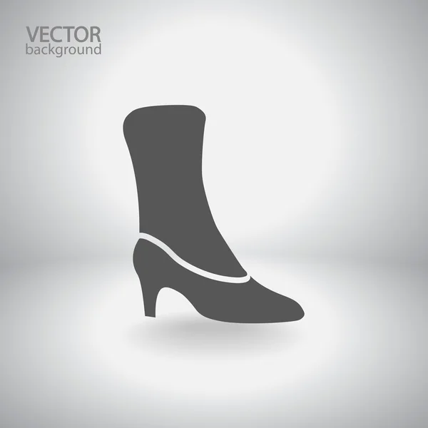 Icône chaussures femme — Image vectorielle