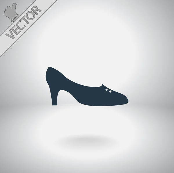 Women's shoes icon — Stock Vector
