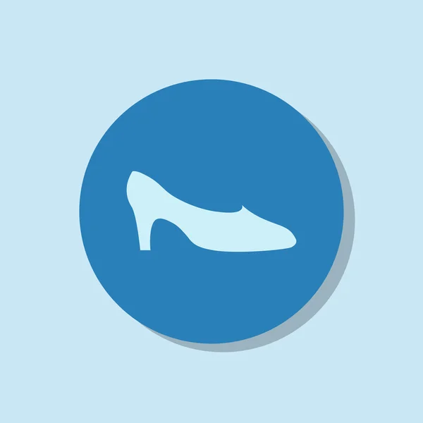 Vrouwen schoenen pictogram — Stockvector