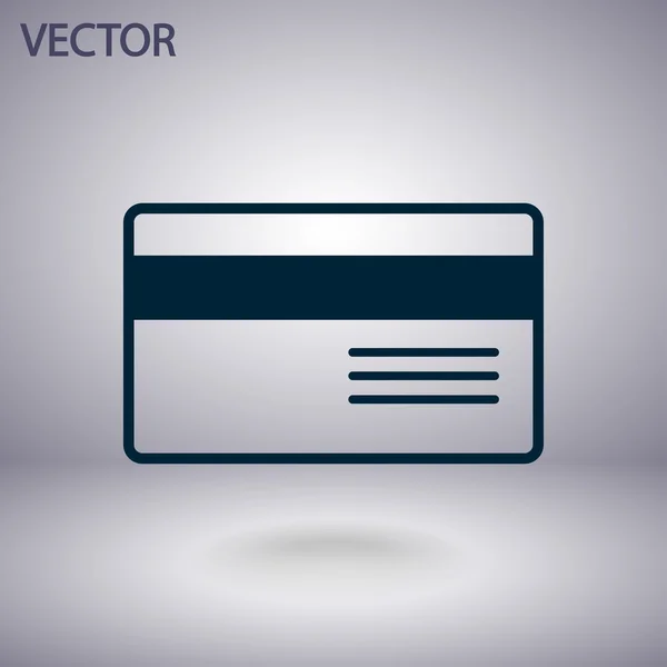 Pictogram van de creditcard van de Bank — Stockvector